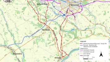 Pas important pentru drumul de mare viteză București – Giurgiu. CNIR a stabilit proiectantul!