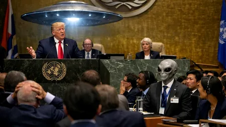 Trump și discursul despre extratereștri: politica mondială ar putea întâlni oficial universul