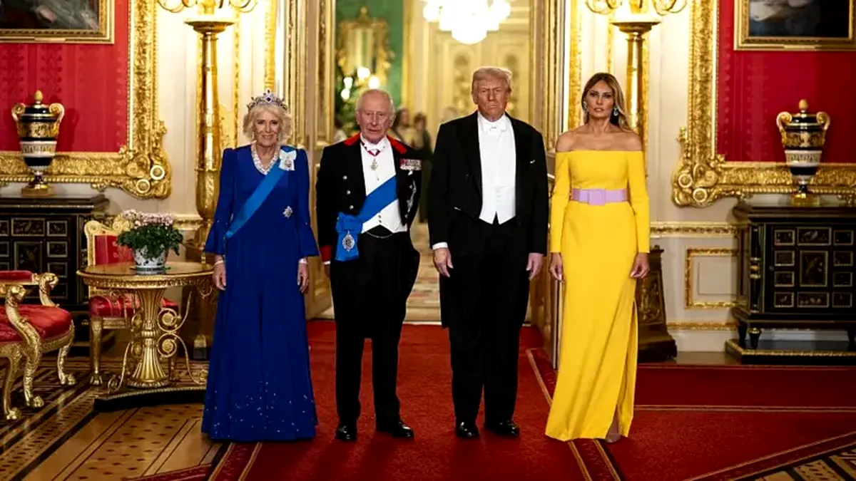 Cer mohorât, dar fast regal: Trump și Charles marchează o zi istorică la Windsor