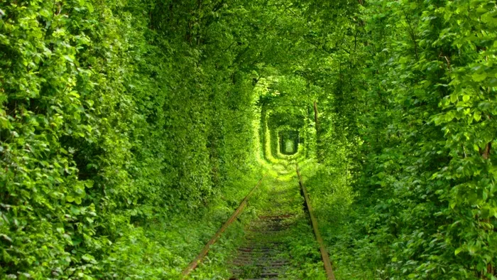Tunelul iubirii din Ucraina