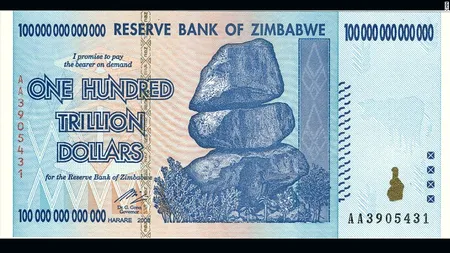 Zimbabwe: de la bancnota de 100 000 000 000 000 la reformă și oarecare stabilizare