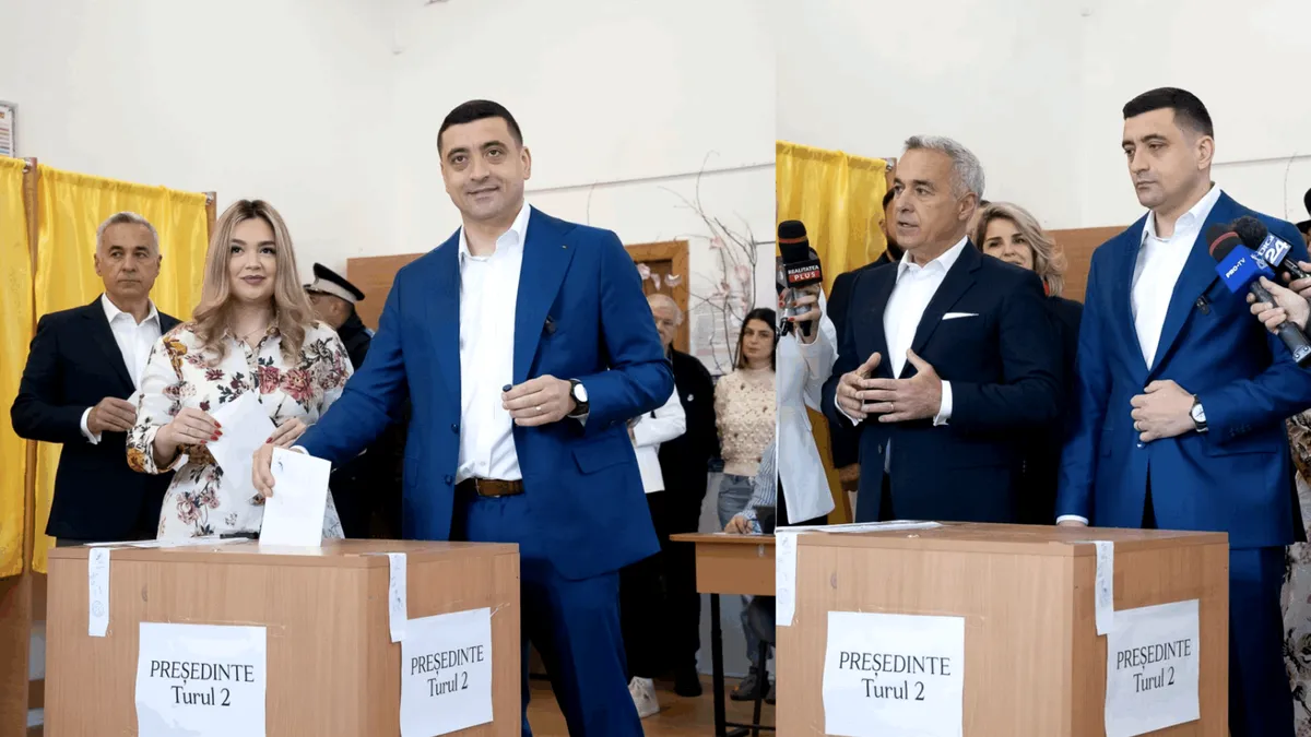 George Simion a votat alături de Călin Georgescu: Am votat pentru viitorul nostru (VIDEO)