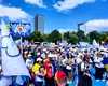 Diana Șoșoacă și preoți în fruntea marșului anti-parteneriat civil din București: „Vrem normalitate, nu diversitate”