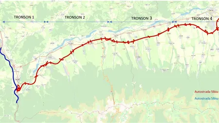 Începe proiectarea primelor două loturi din autostrada Sibiu-Făgăraș