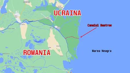 România a început măsurătorile pe Canalul Bâstroe