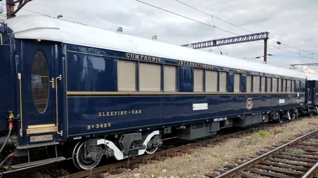 Orient Express staționează în Gara de Nord, până duminică la prânz