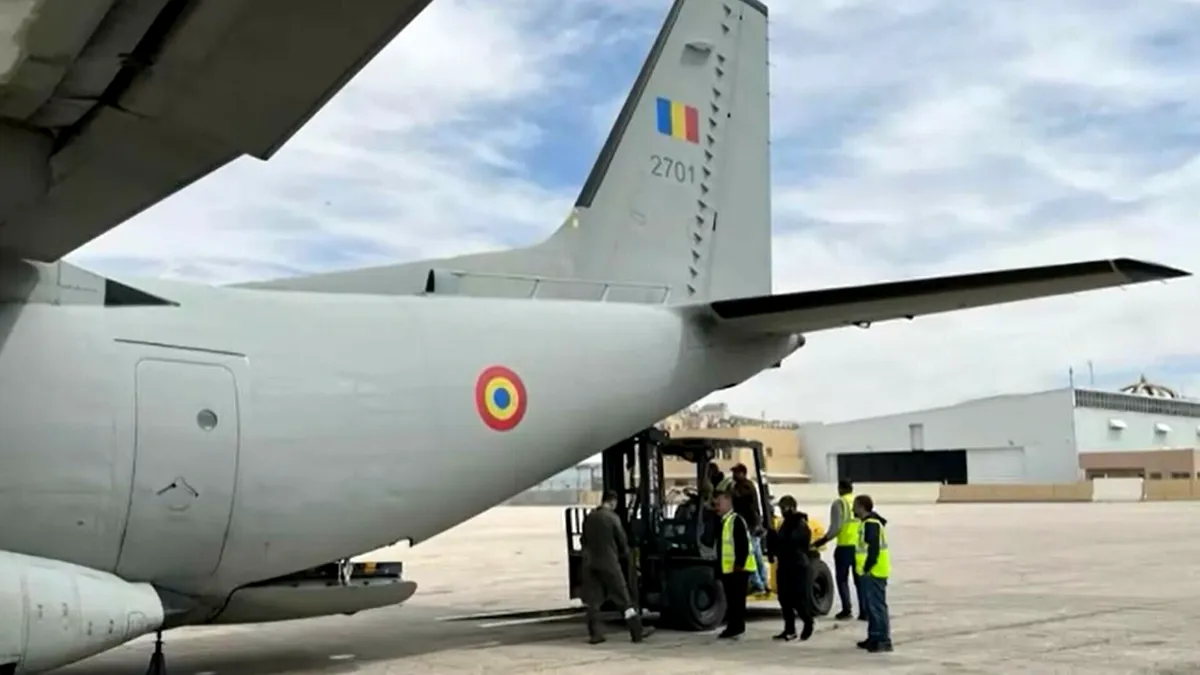 Noi ajutoare umanitare trimise de România în Fâșia Gaza, în valoare de 8,2 milioane de lei