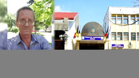 Un jurnalist din Buzău amenință că se va sinucide și face greva foamei în fața sediului CJ Buzău