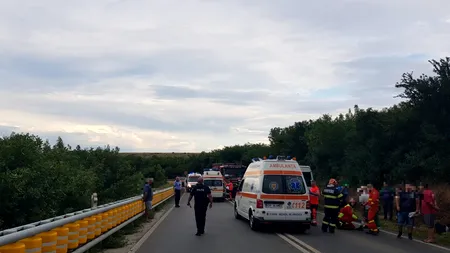 Accident cu 11 victime pe DN 6. A fost activat Planul roșu de intervenție