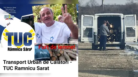 Șeful de la Spații Verzi TUC - Râmnicu Sărat, acuzat de furt de lemne de pe domeniul public