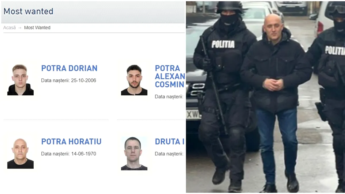 Mercenarul Potra, pe lista „most wanted” a Poliţiei Române