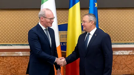 Ciucă - întrevedere cu ministrul irlandez de Externe şi al Apărării; s-a agreat asupra potenţialului consistent de aprofundare a cooperării