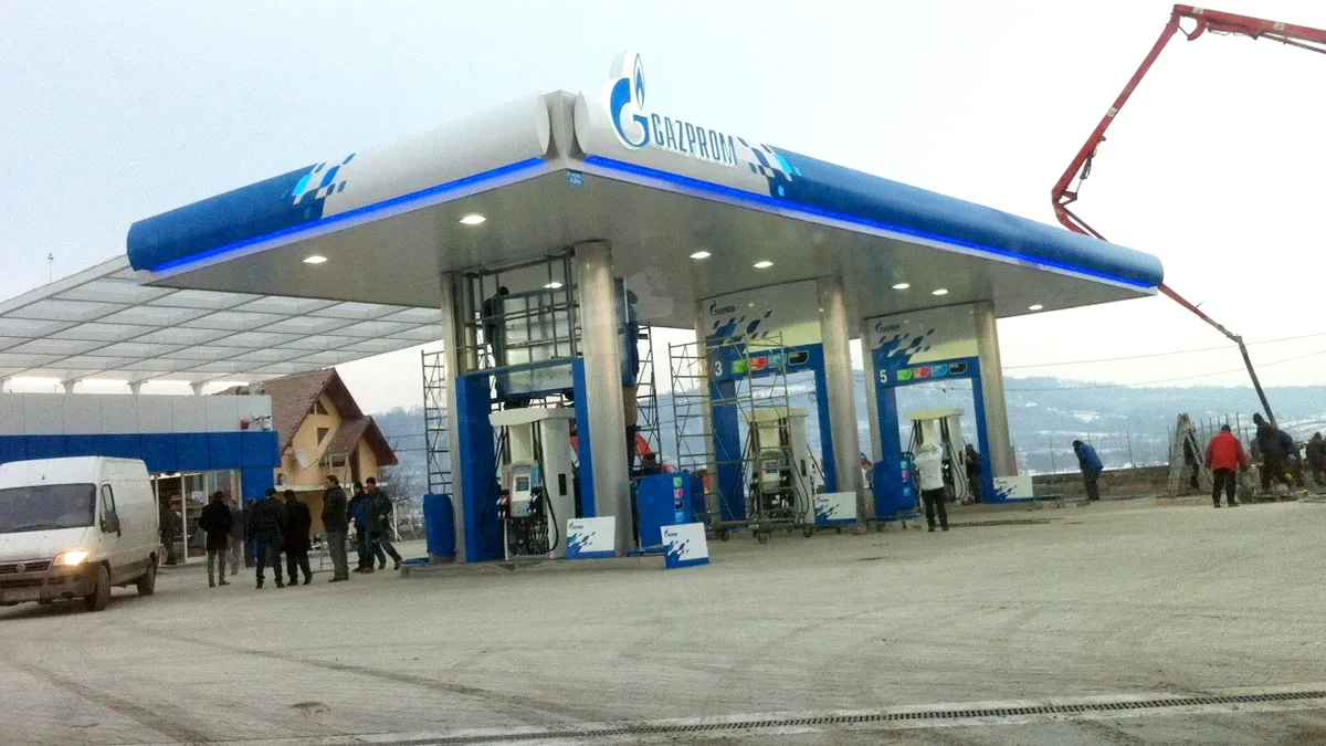 Benzinăriile Gazprom din România, soluție disperată pentru a evita insolvența
