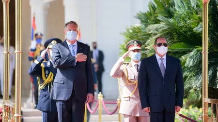 Iohannis: România, ca și Egiptul, este interesată de stabilizarea situațiilor de criză din Orientul Mijlociu, de gestionarea migrației