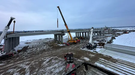 Iarna i-a încetinit pe constructorii de autostrăzi. Cum s-au mișcat lucrurile pe șantiere și pe ce lot se pune presiune (VIDEO)
