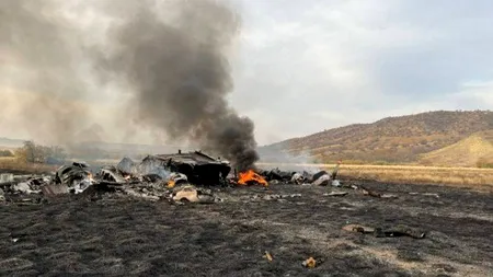 Un avion militar turcesc cu 20 de persoane la bord s-a prăbușit la granița Azerbaidjanului cu Georgia