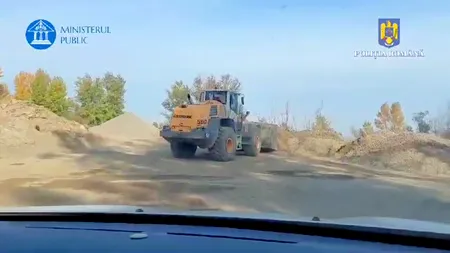 Operațiunea „Jupiter”. Descinderi ale Poliției la exploatările „Mafiei Balastierelor ” de la Siret