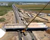 UMB trage tare pe tronsonul 4 al DEx12. A finalizat montarea grinzilor la pasajul peste A1. Când se leagă Craiova de Constanța (VIDEO)