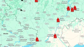 Ucraina a distrus aproape toate rafinăriile importante ale Rusiei pe o rază de 1.000 km: harta Defense Express