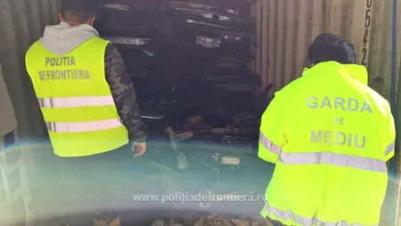 Captură de 11 tone de deșeuri, făcută de poliție în portul Constanța