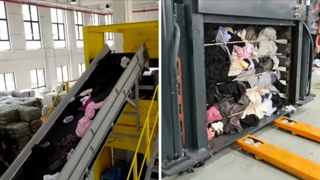 Robot cu AI sortează 100 kg de haine în 2-3 minute. Tehnologia, testată în China