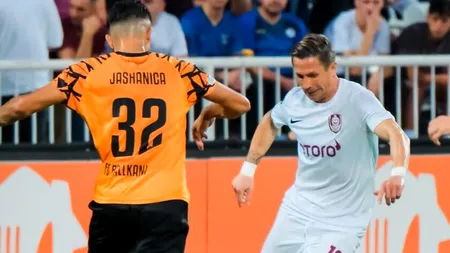 FC Ballkani - CFR Cluj 1-1, în Conference League. Yuri a salvat-o pe campioana României, în prelungiri