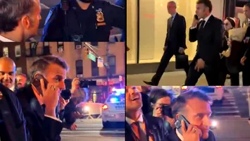 Emanuel Macron forţat de Trump să meargă pe jos în New York. „Totul este închis pentru tine” (VIDEO)