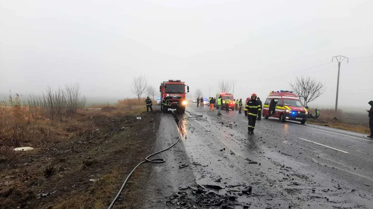 Omul de afaceri Dumitru Velcu a murit într-un accident de mașină, la Mihăilești, pe E85