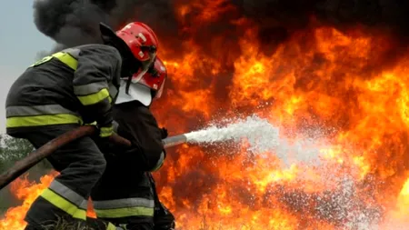 Incendiu de proporții în Parcul Tetarom, în Cluj-Napoca: Fumul este vizibil în tot orașul