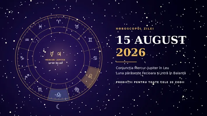 Horoscop 15 August 2026: 3 Zodii primesc vești care le schimbă viitorul