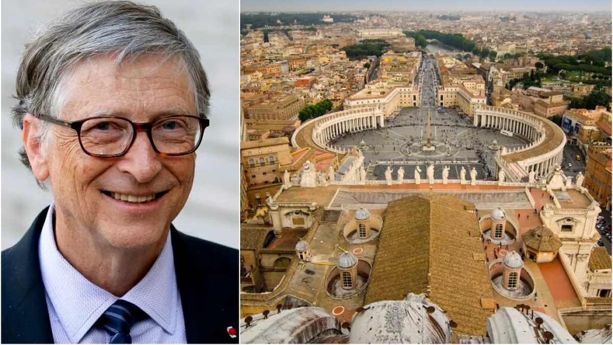 Controversat: Totul despre hotelul de lux pe care Bill Gates îl construiește la Vatican!