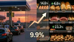 Inflația urcă din nou: martie a adus scumpiri mari la pompă, dar valul nu s-a spart încă în tot restul economiei