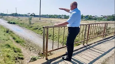 Un afluent al Dunării a secat complet! Primar: Din cauza secetei și a irigațiilor ilegale