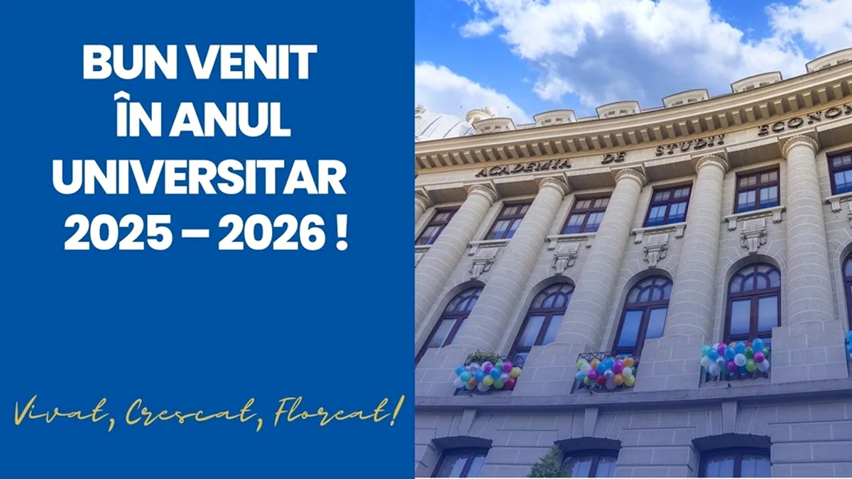 ASE începe noul an universitar luni, 29 septembrie 2025, când inaugurează și Clădirea „Mihai Eminescu” din Bd. Dacia nr. 41, după reabilitare și modernizare