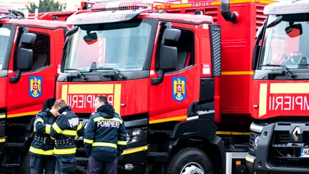 RO-Alert: TIR în flăcări în Teleorman. Era încărcat cu deșeuri de titan