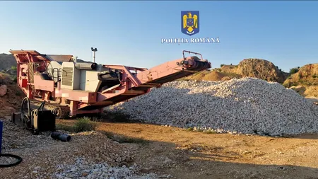 Jaf în Constanța: exploatare ilegală de agregate minerale și valorificarea acestora fără acte