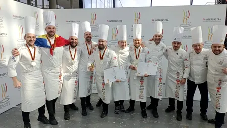 Argint pentru echipa României la Olimpiada Internațională de Gastronomie