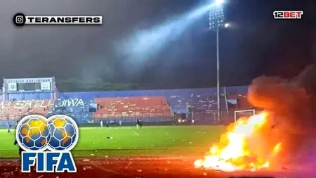 Tragedie în urma unui meci de fotbal. Cel puţin 174 de suporteri au murit și alți 180 au fost răniți (Video)