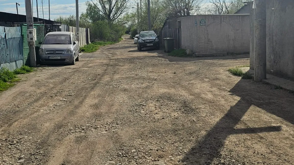 Străzi cu noroaie, fără canalizare și transport, în cel mai bogat sector al Capitalei. Halucinațiile primarului Clotilde Armand legate de amenajarea spațiilor verzi. FOTO