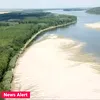 Dunărea continuă să scadă până pe 21 august. Debitul, mult sub media normală