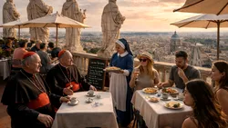 Vaticanul își urcă bucătăria pe acoperișul Bazilicii Sfântul Petru. Mergem la un espresso cu cardinalii?