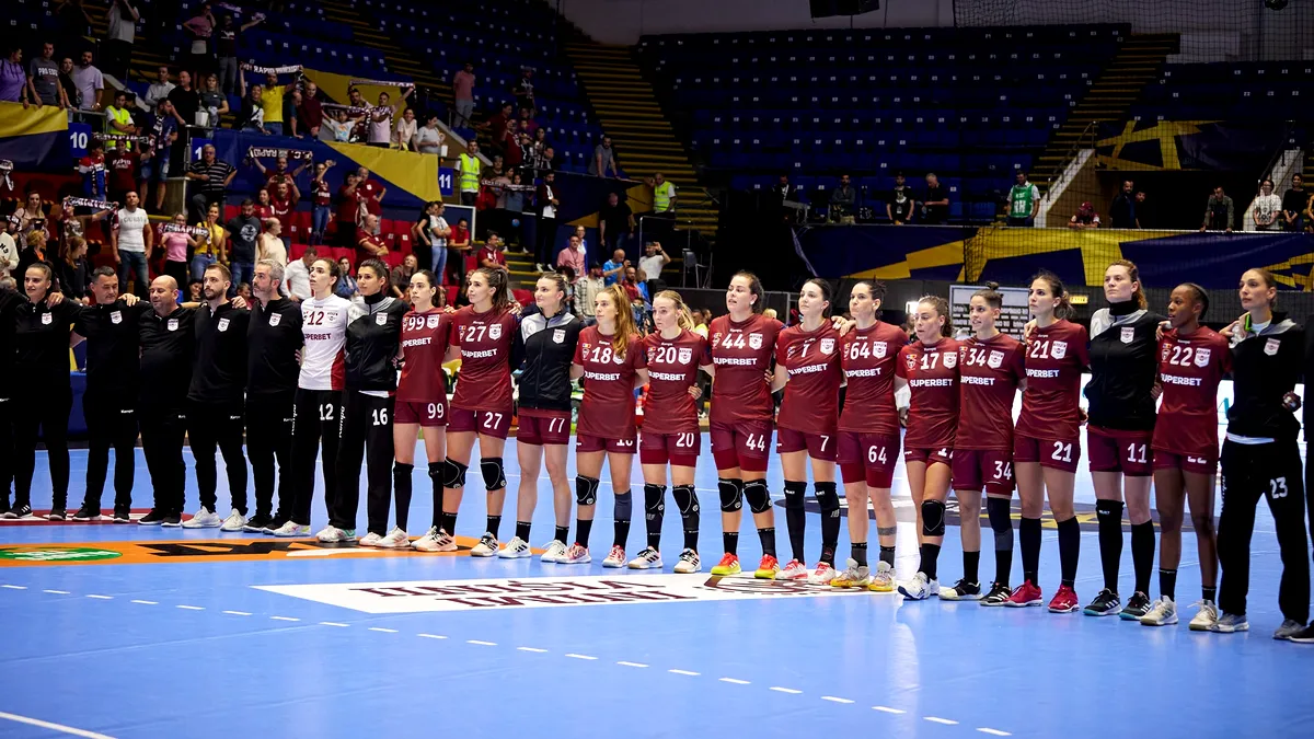 Victorie de senzație pentru CS Rapid, în Liga Campionilor la handbal feminin