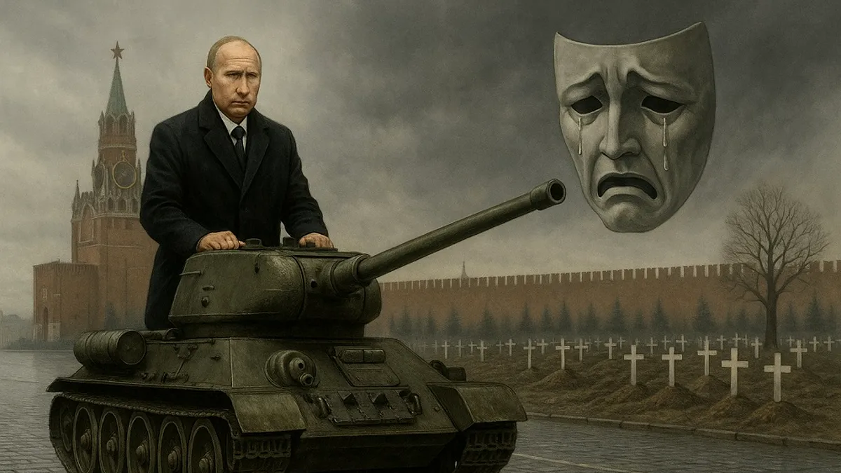 Ziua Victoriei permanente: Putin a învins poporul rus și a transformat 9 mai într-un cult militar grotesc