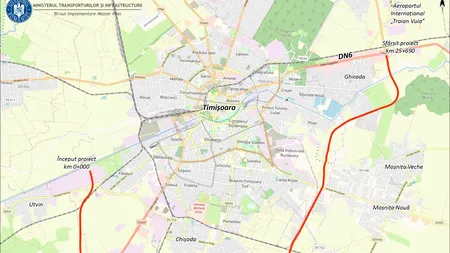 Proiectul de construcție a Centurii Timișoara Sud a fost deblocat