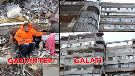 Tragedia din Turcia se poate repeta la Galați. Blocurile sunt rezemate unul de celălalt