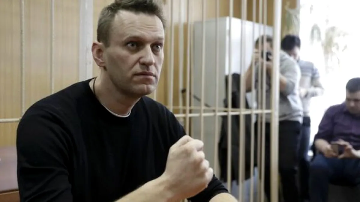 CNN: Alexei Navalnîi, condamnat la 2 ani și jumătate de închisoare