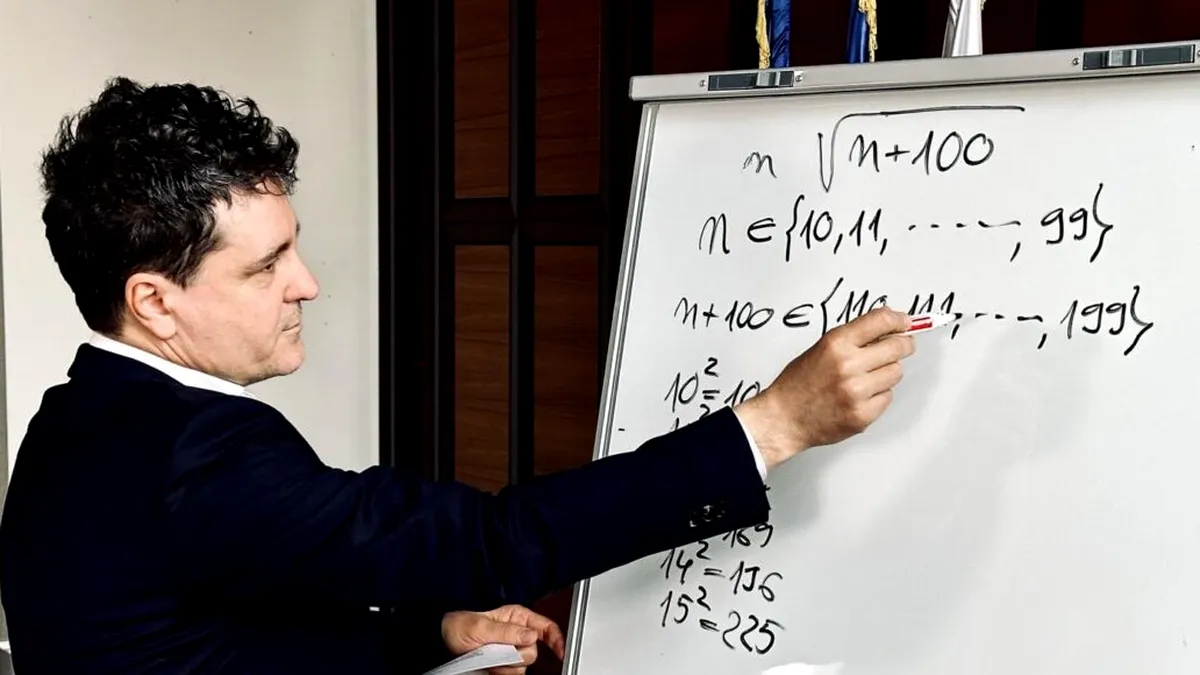 Cum a rămas Nicușor Dan corigent la matematică pentru o problemă de clasa a IV-a