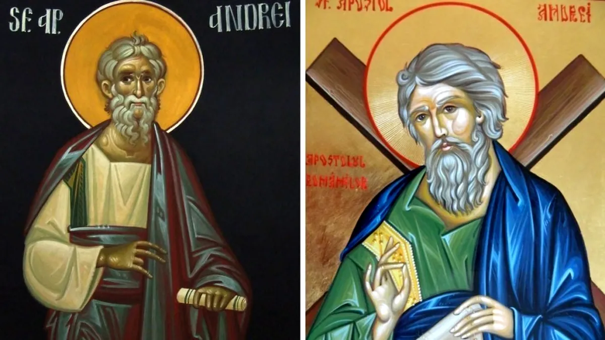 Mesaje de Sf Andrei. Urări pentru cei care își serbează onomastica