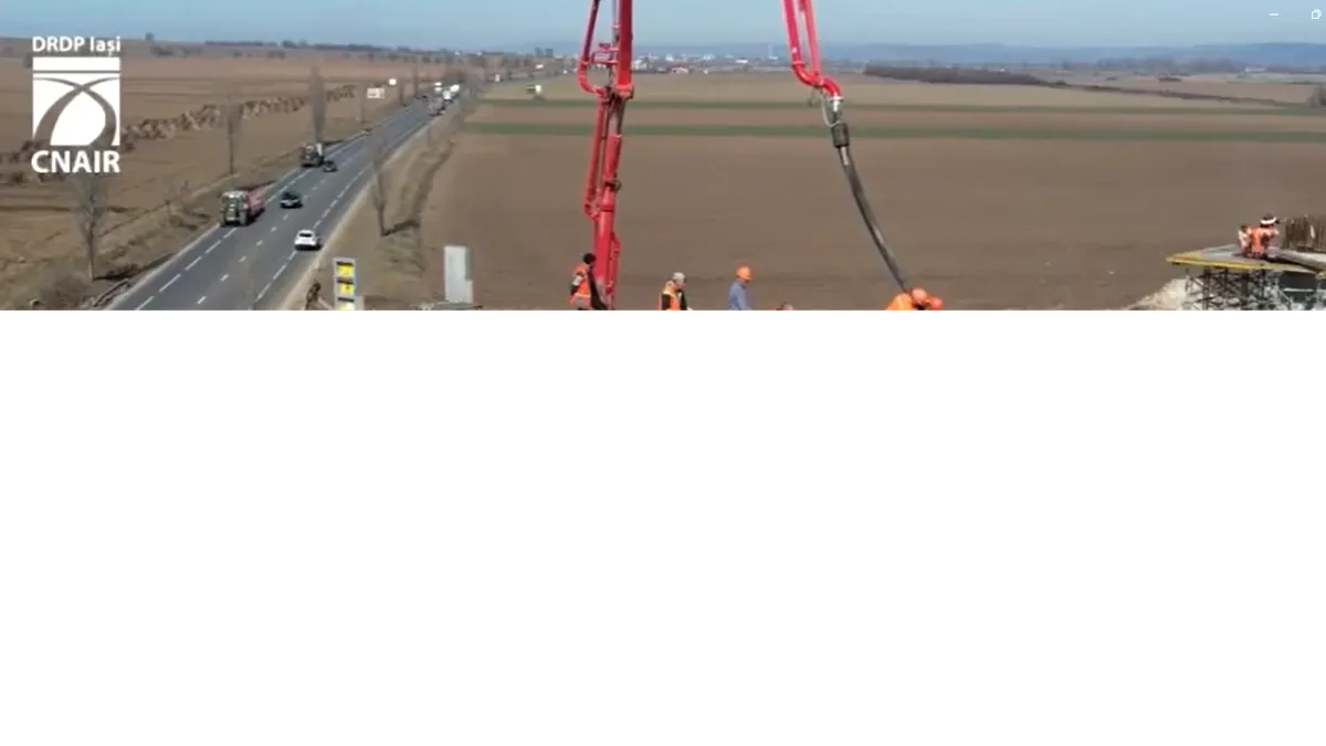Cum se mișcă UMB pe lotul 2 al Autostrăzii (A7) Focșani – Bacău (VIDEO)
