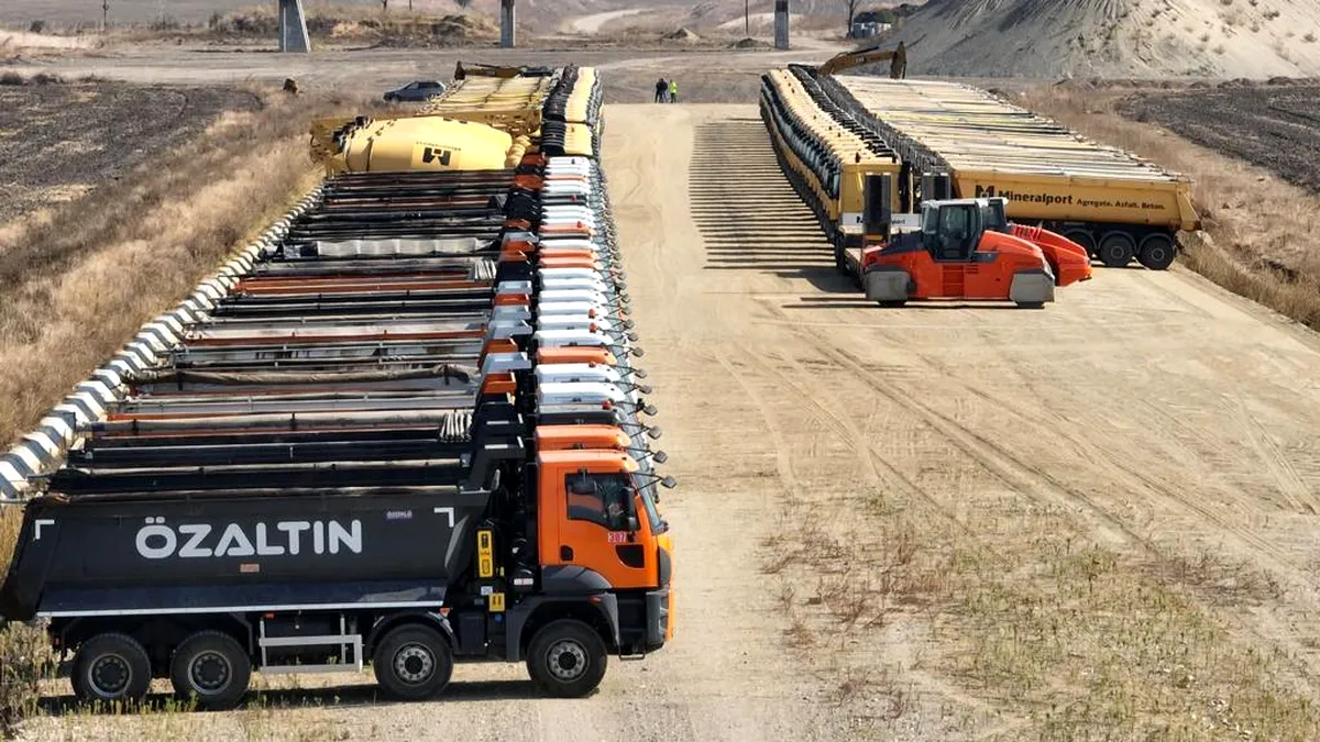 Ozaltin, gata de acțiune! Încep lucrările la viaductele de pe Autostrada Transilvania scoase din contractul cu UMB (VIDEO)